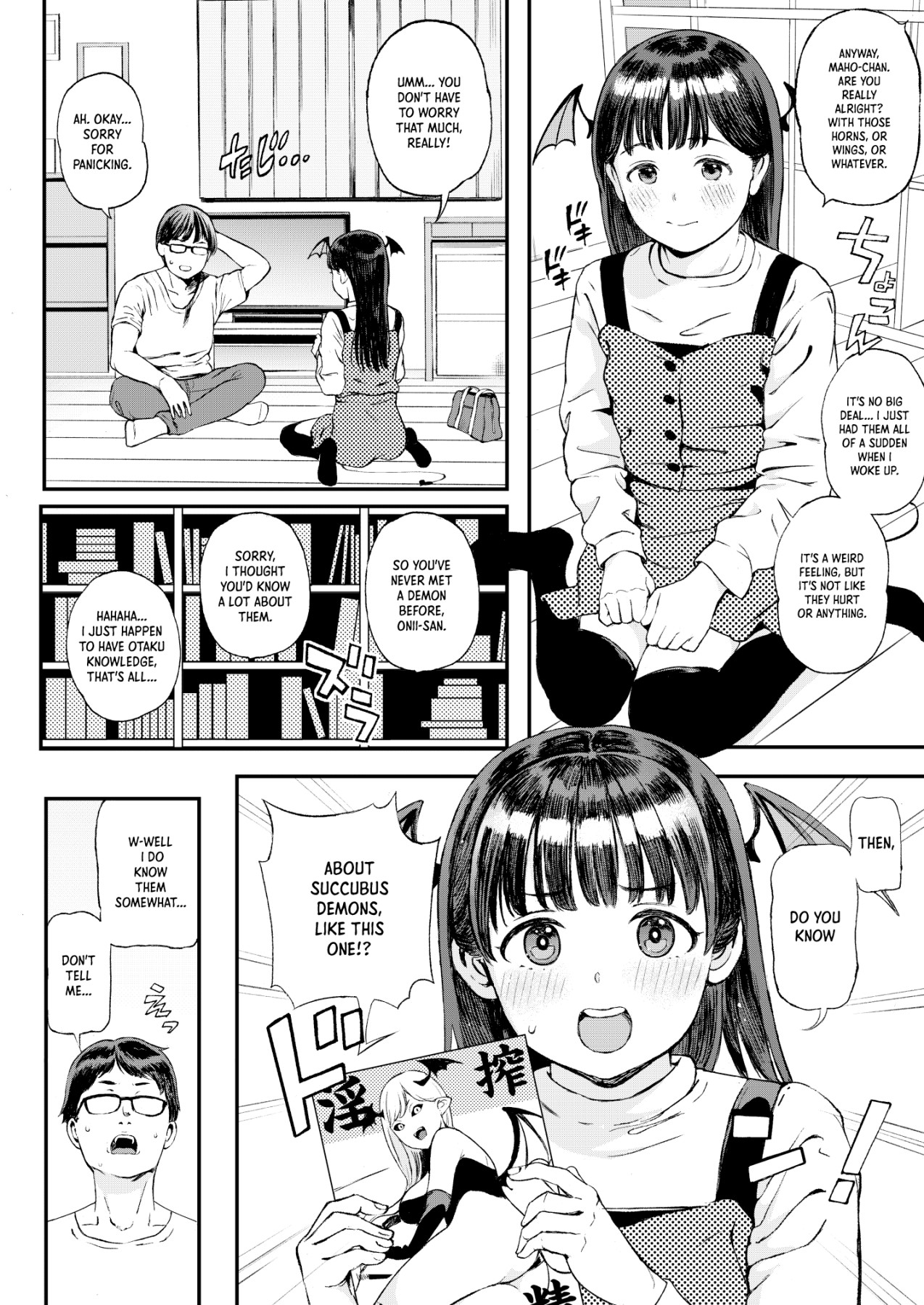 Hentai Manga Comic-I Was Allured By a Little Demon and We Had Semen-Draining Sex-Read-3